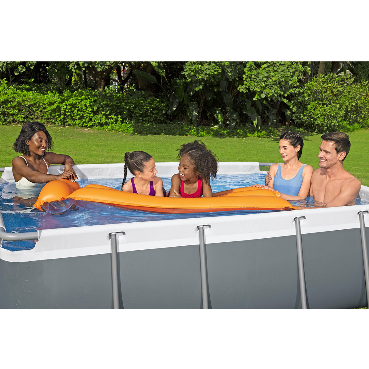 Piscina fuori terra Steel Pro Max rettangolare Bestway 56629 con accessori 282x196x84 cm