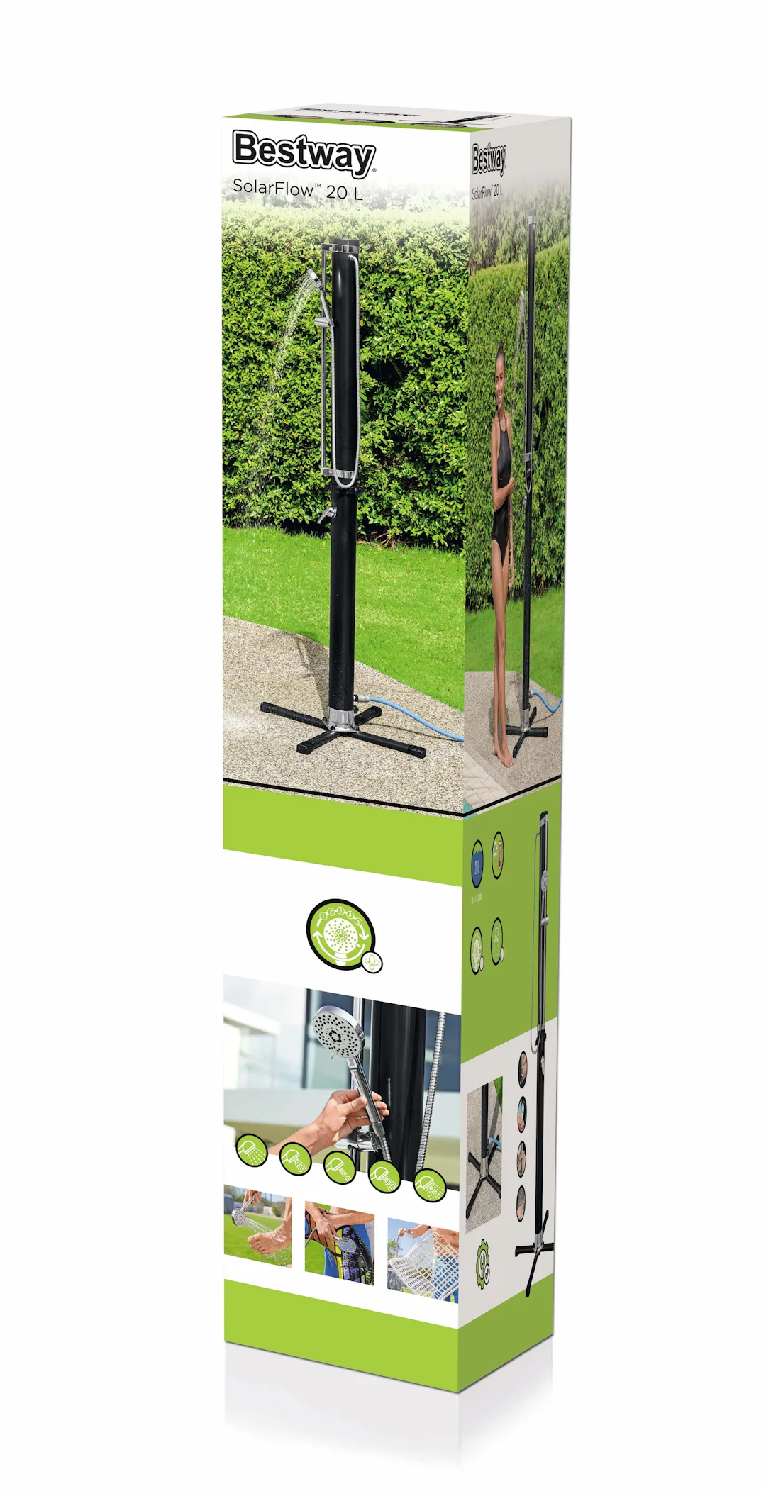 Bestway doccia solare da giardino 20 litri