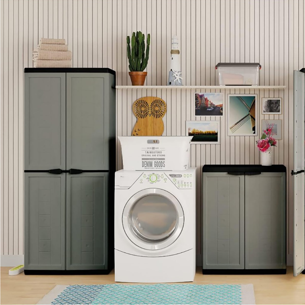 Armadio da esterno con ripiani Keter Jolly 68x39x166 cm