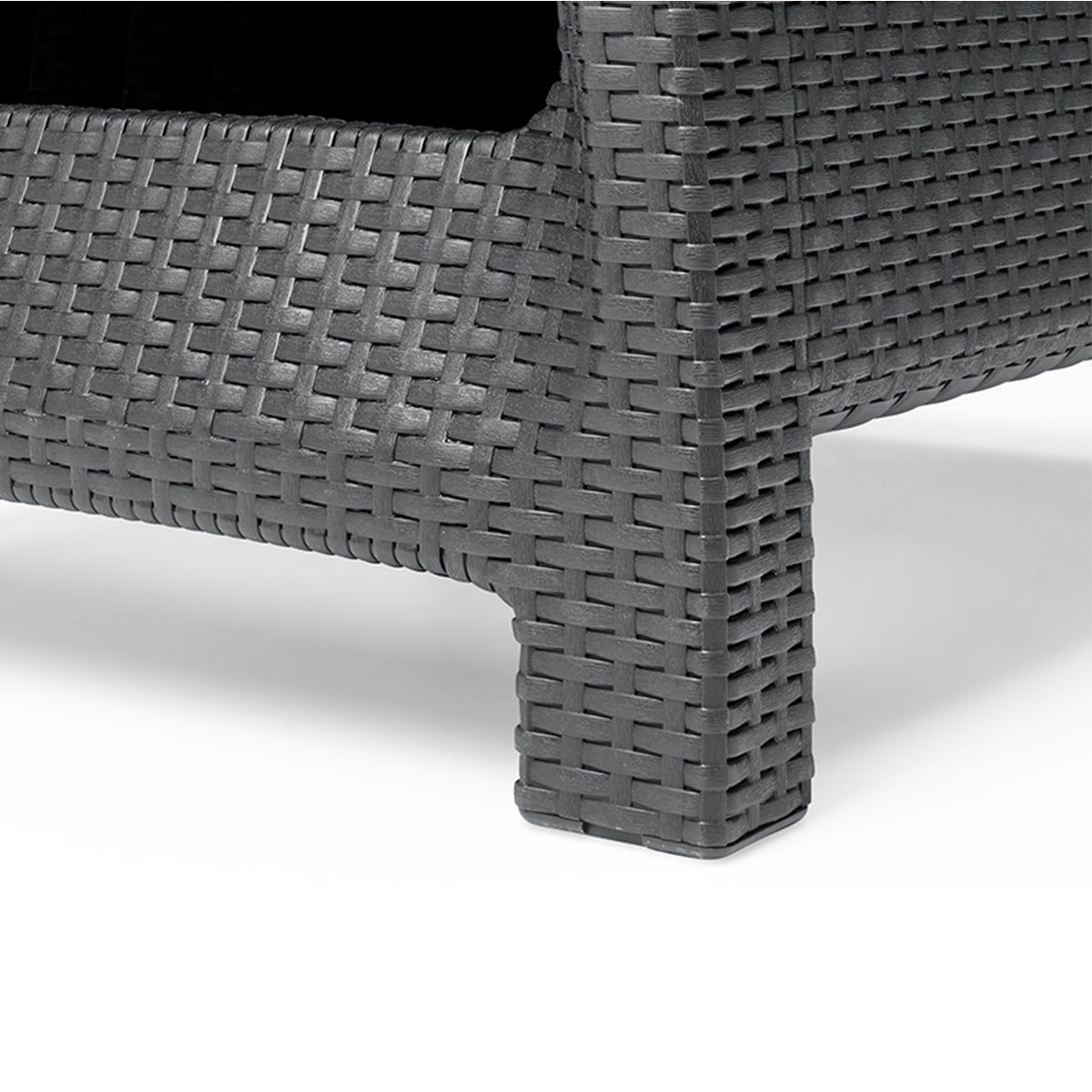 Set da giardino con divano poltrone e tavolino antracite Keter Corfu Lounge