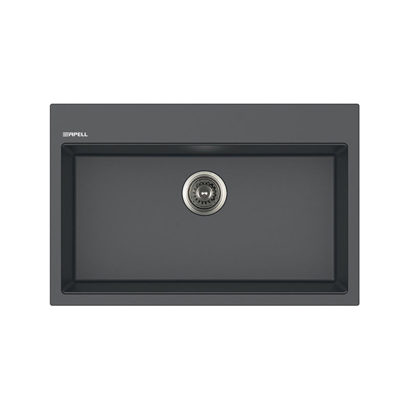 Lavello pietraplus monovasca in fragranite 78x51 cm varie finiture