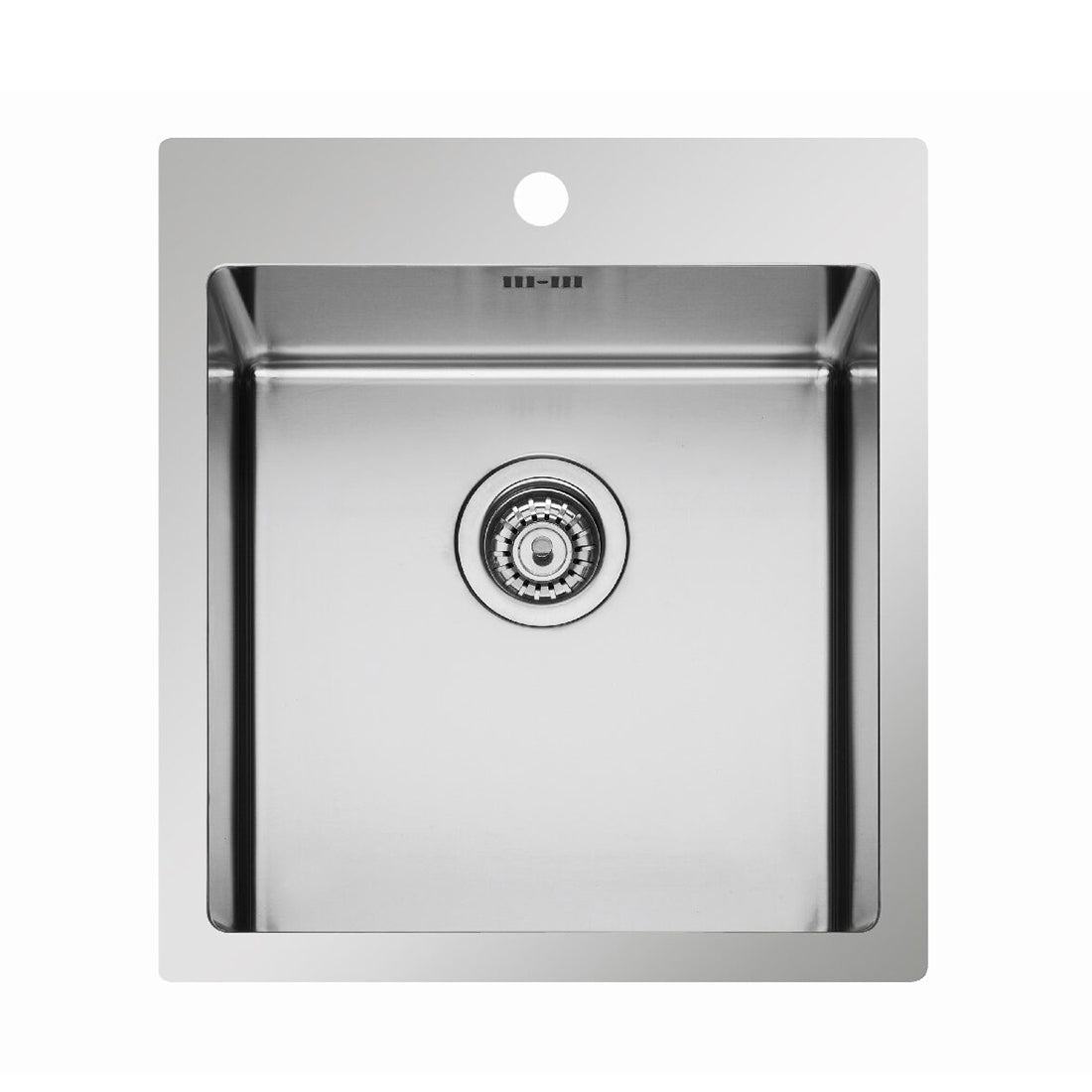 Lavello monovasca in acciaio inox incaasso e filotop Apell