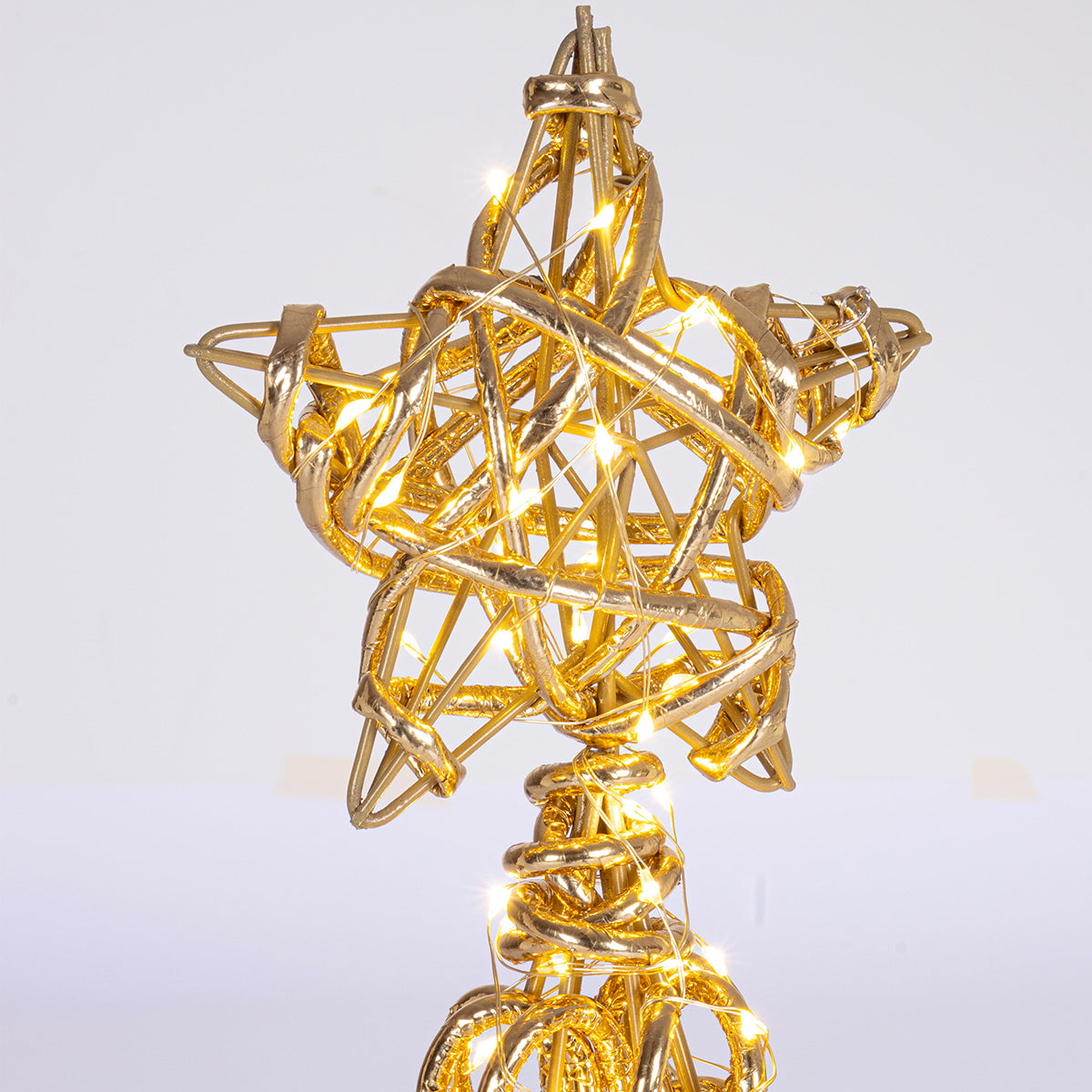 Albero di Natale luminoso a cono 100 cm oro 500 microLED Zoe Bizzotto