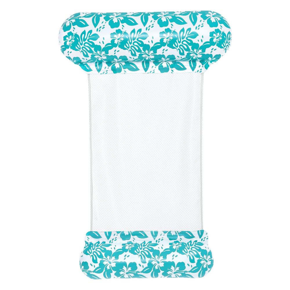 Amaca gonfiabile Bestway Catching Rays 140x87 cm blu e bianca