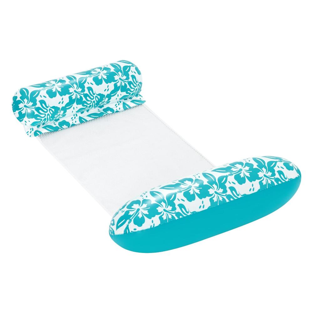 Amaca gonfiabile Bestway Catching Rays 140x87 cm blu e bianca