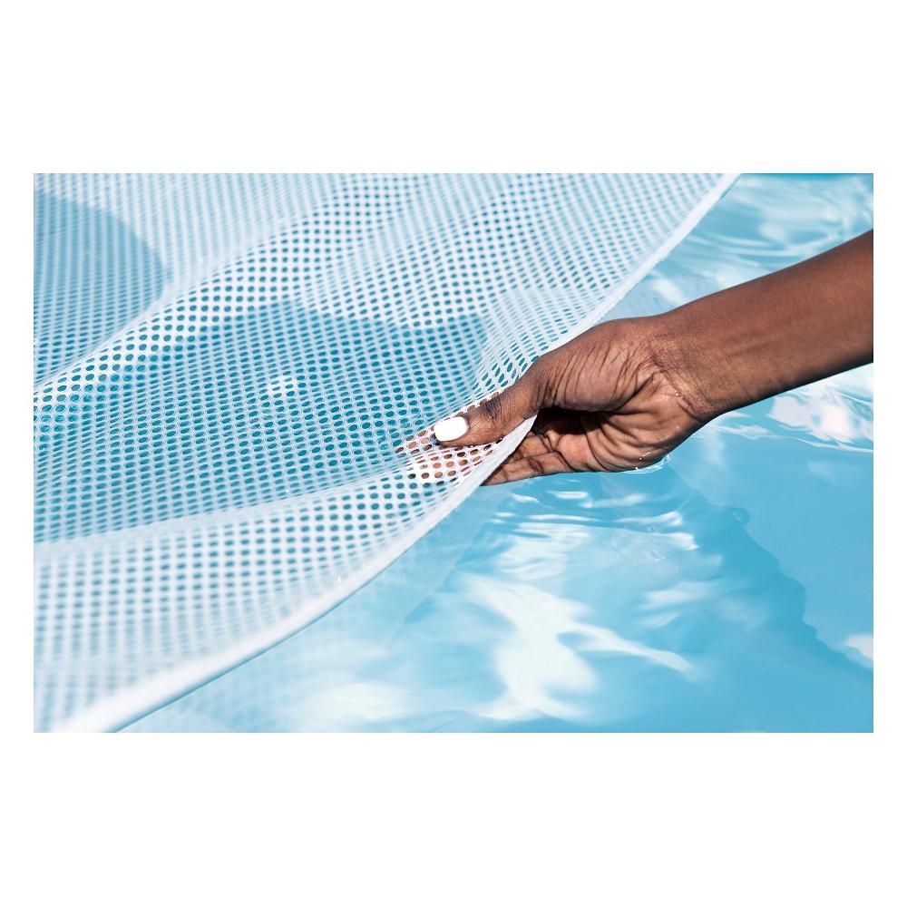Amaca gonfiabile Bestway Catching Rays 140x87 cm blu e bianca
