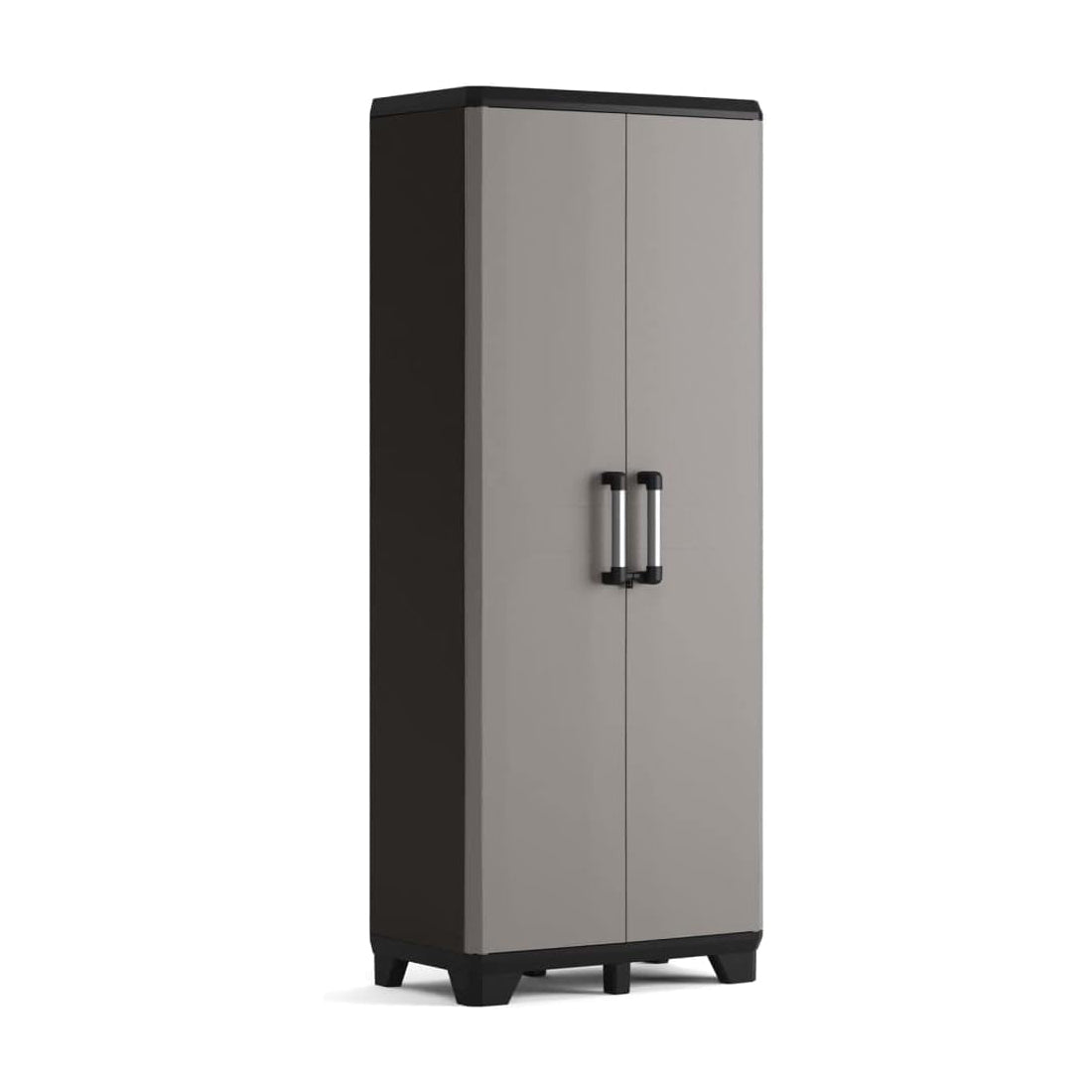 Armadio alto Keter Pro 68x39x173 cm 4 ripiani grigio e nero