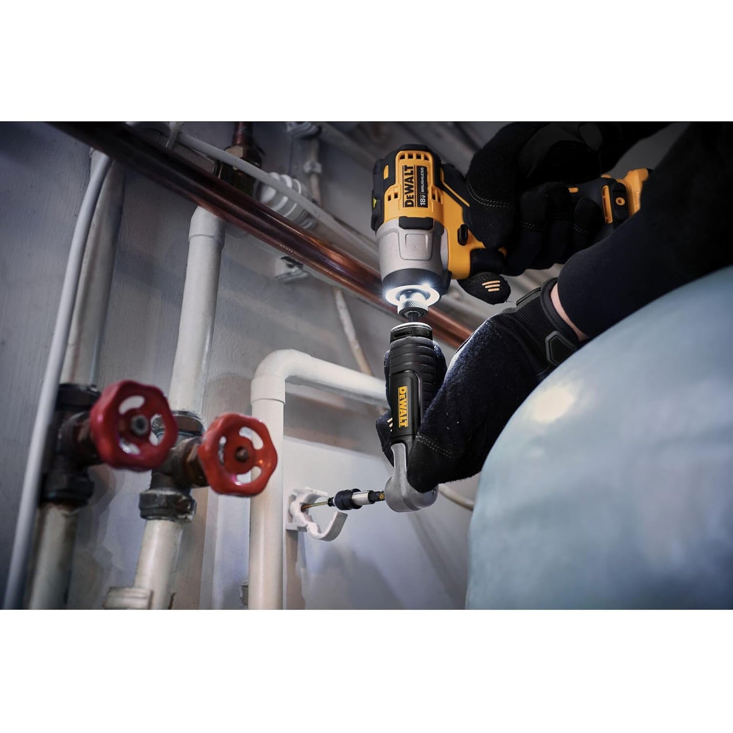 Attacco ad angolo per avvitatori DeWalt DT20500-QZ con impugnatura
