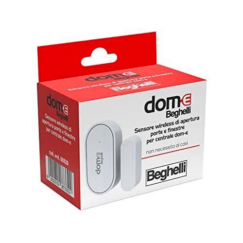 Sensore di apertura smart Dom-E Beghelli per centrale 60103 433 MHz