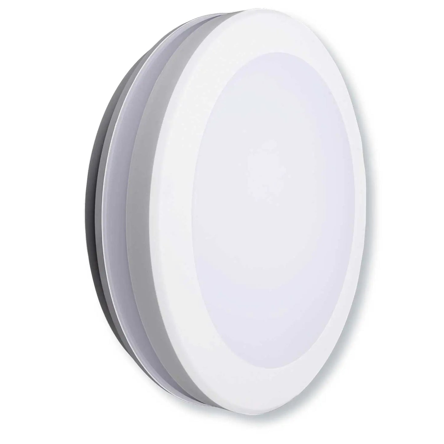 Beghelli plafoniera full moon ring diametro 200 mm led 16w