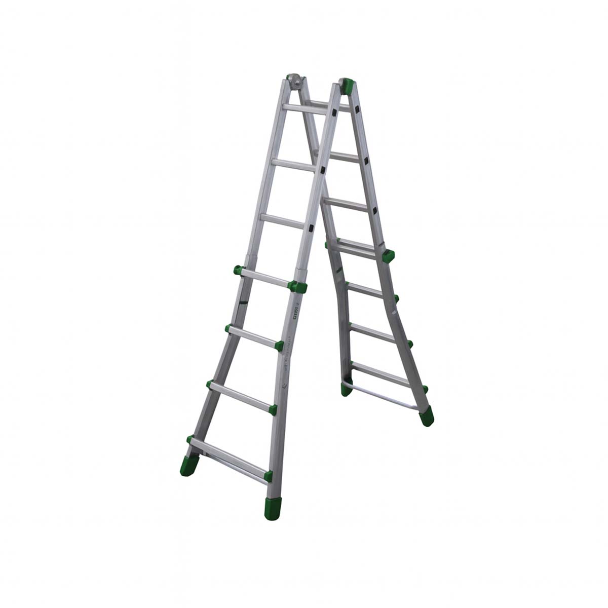 Scala in alluminio multiposizione 4+4 gradini Facal Eurobriko 16 BK/2A