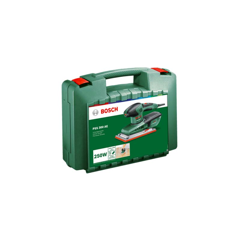 Levigatrice orbitale Bosch 250 W PSS 300 AE con valigetta