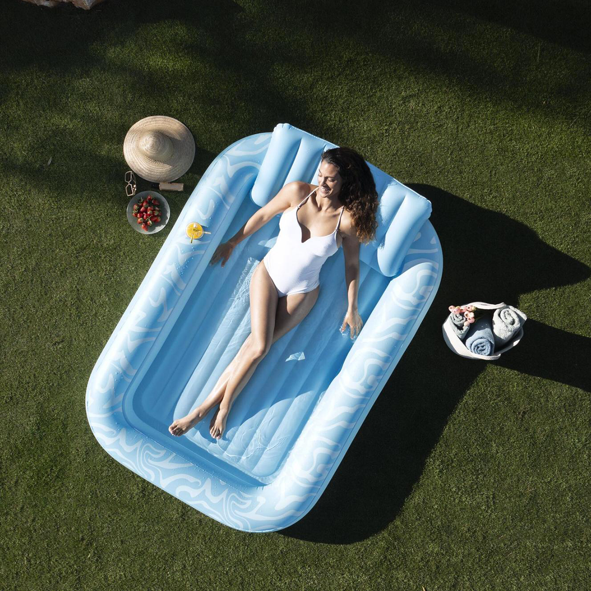 Materassino gonfiabile con portabicchieri Sun Kissed Bestway 43838