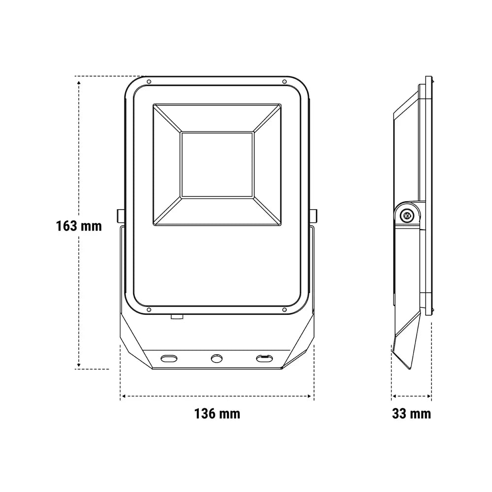 Beghelli proiettore led Floodlight 30W IP66 nero