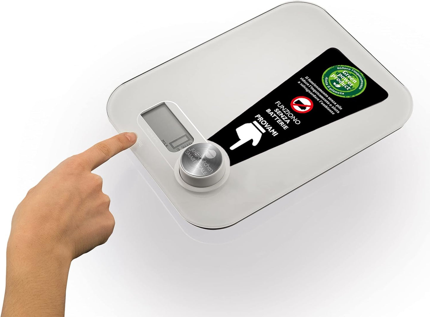 Bilancia per alimenti ricarica manuale Just Kitchen 868 Smart Scale Macom