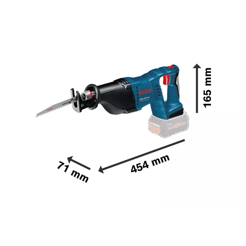Bosch GSA 18V-LI sega universale a batteria 18 V 3,4 Kg