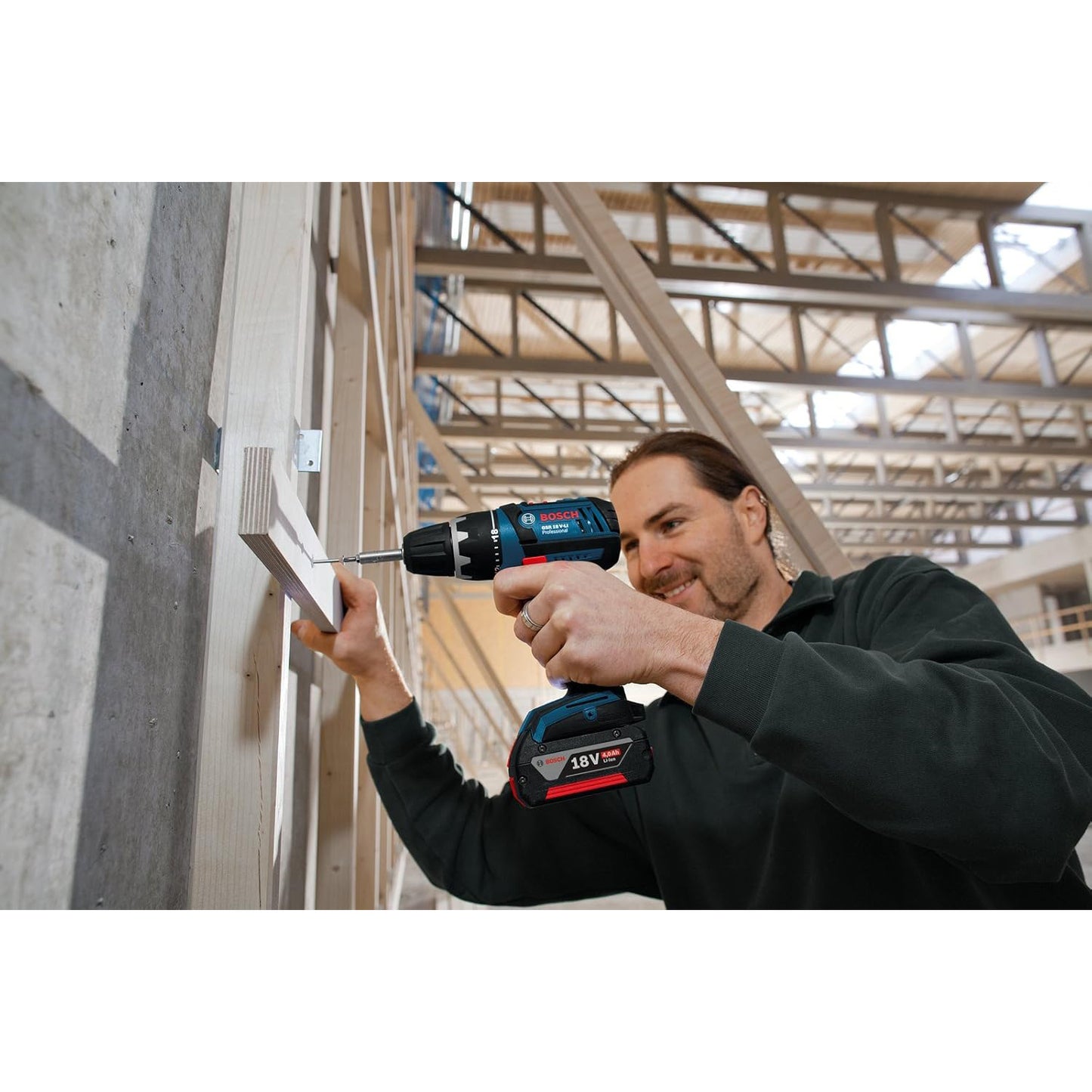 Bosch kit trapano avvitatore GSR 18 V-LI con accessori e valigetta