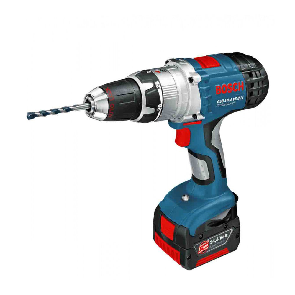 Bosch trapano avvitatore a percussione GSB 14,4 VE-2LI