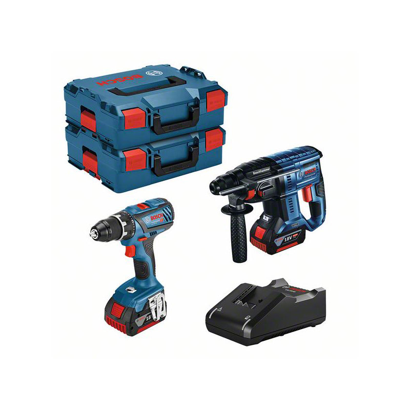 Bosch kit trapano GSR 18 V e martello perforatore GBH 18 V