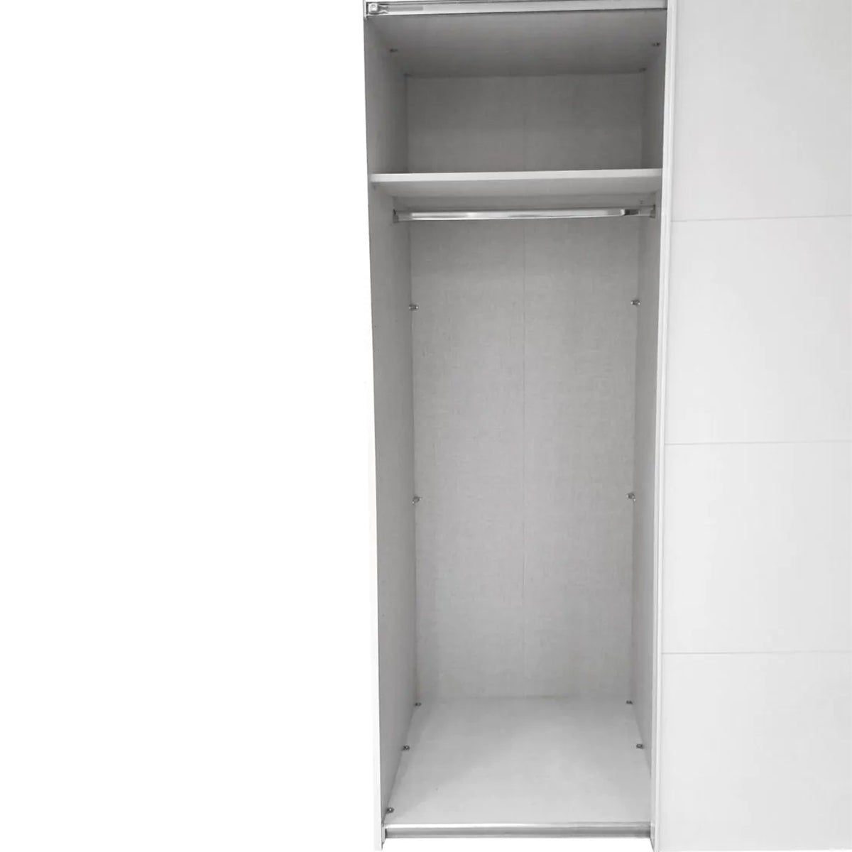 Armadio 150x223h cm bianco opaco con 2 ante scorrevoli