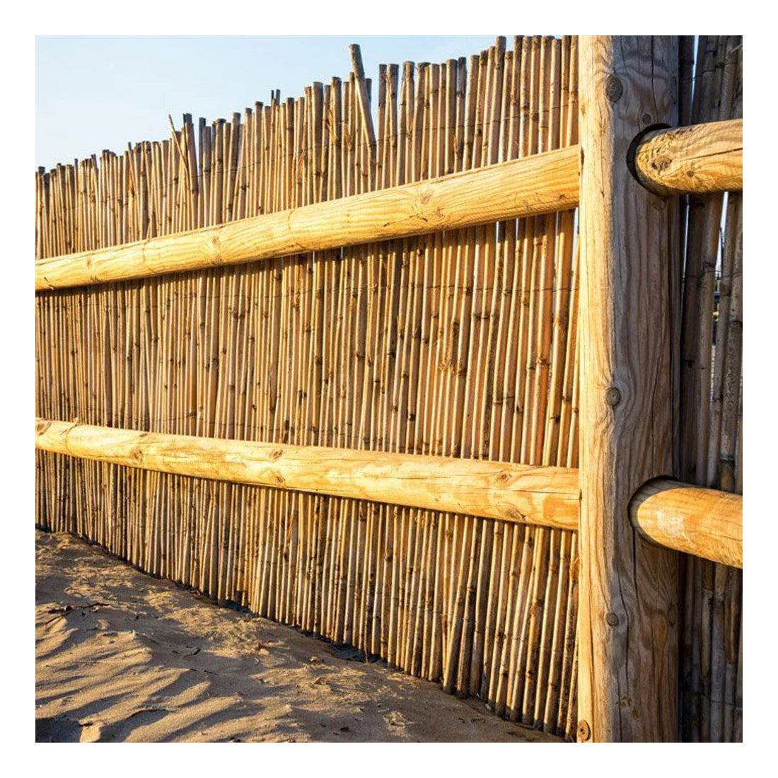 Canniccio arella in bamboo big legata filo di ferro