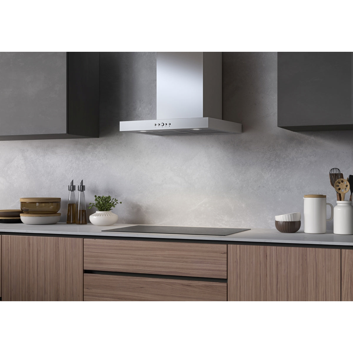 Cappa aspirante a parete TSP a T Faber 60 cm 590m3 acciaio inox
