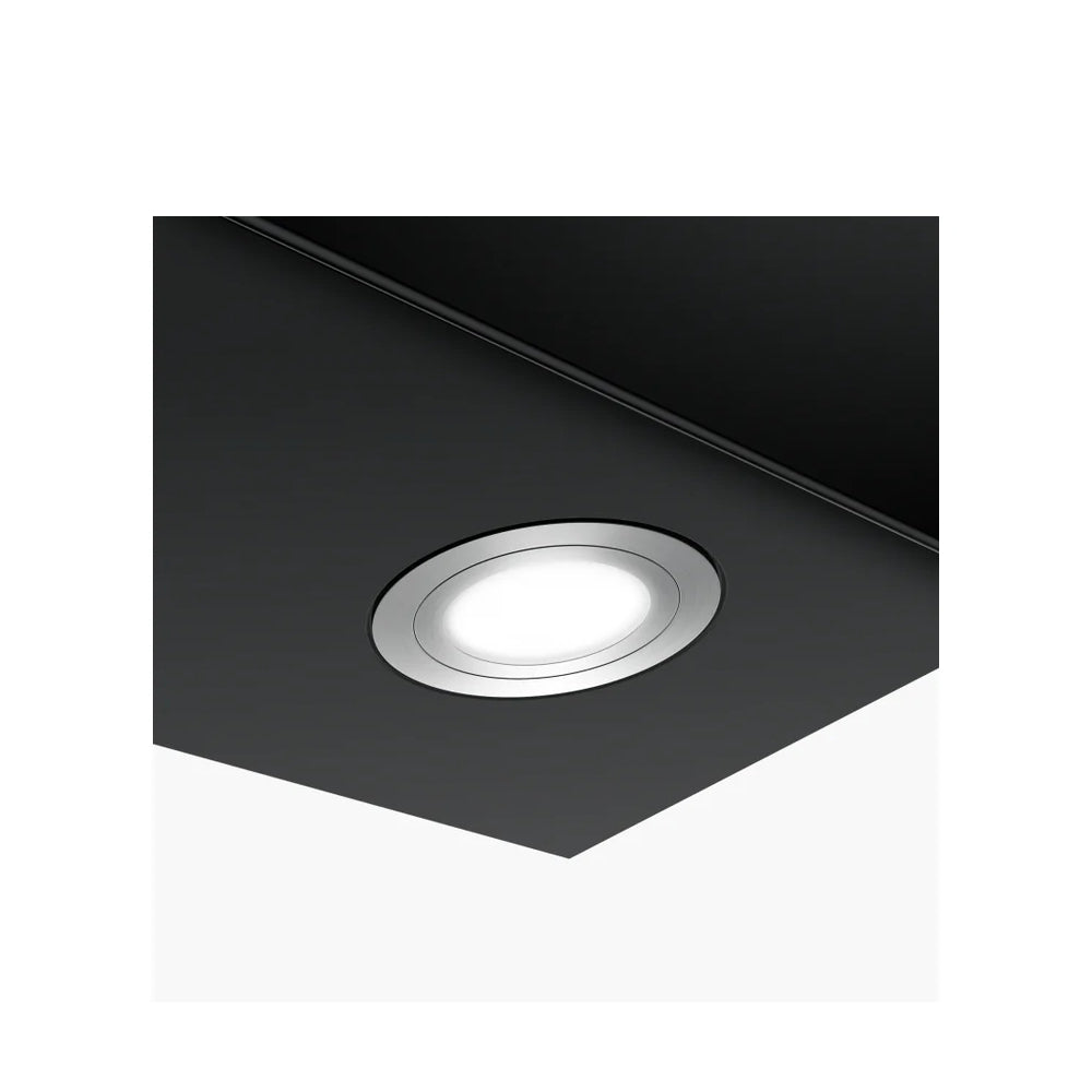 Cappa aspirante a parete Vertis Faber 90 cm 580m3 vetro nero