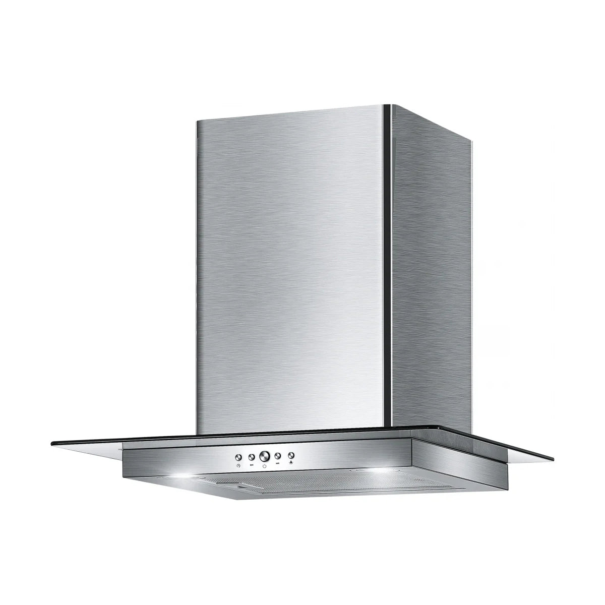 Cappa aspirante a parete TGL a T Faber 60 cm 580m3 acciaio inox e vetro