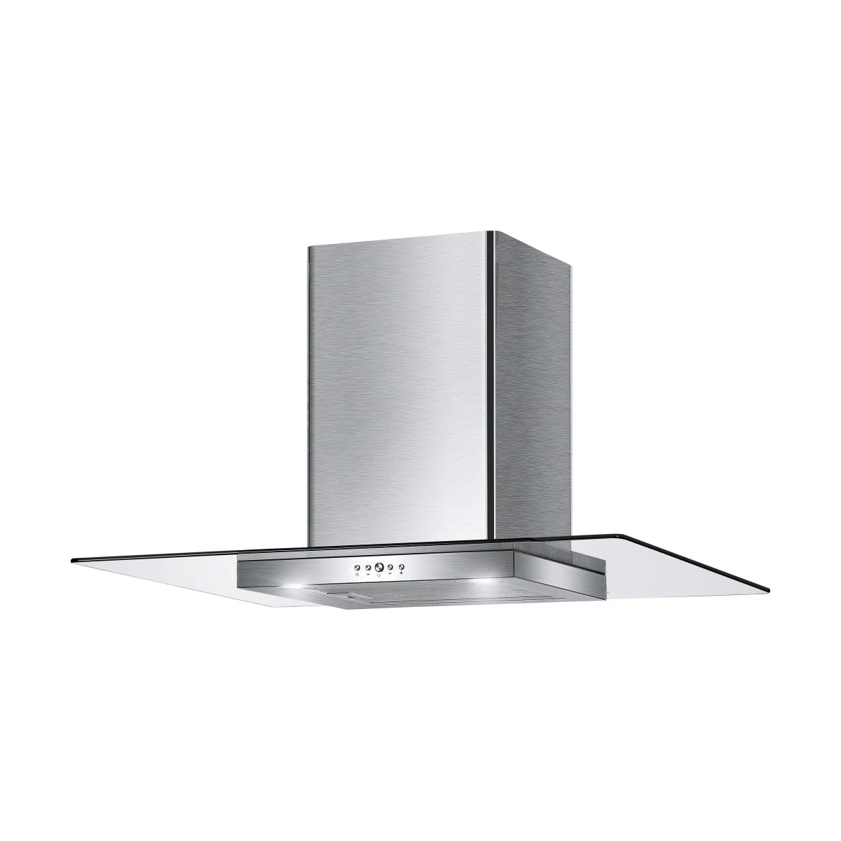 Cappa aspirante a parete TGL a T Faber 90 cm 580m3 acciaio inox e vetro