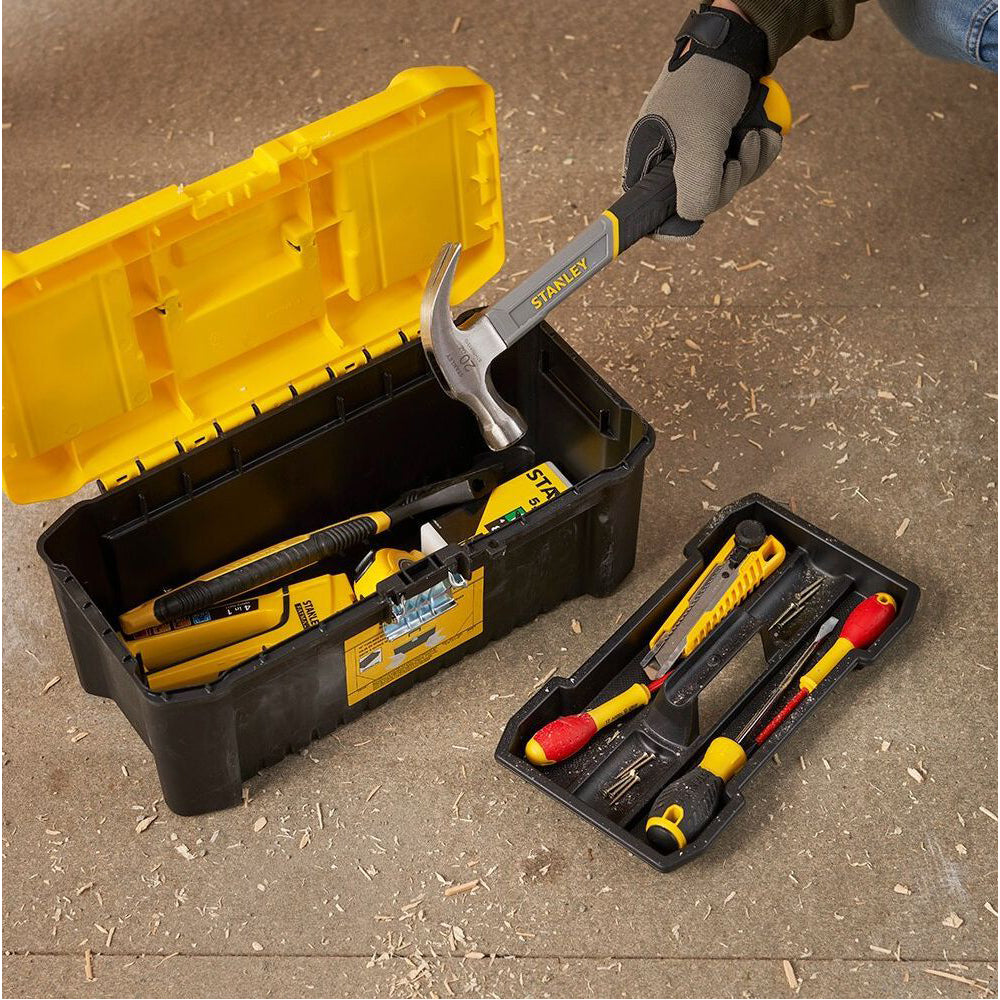Cassetta porta utensili Stanley Essential 16" inclusi 2 organizer removibili