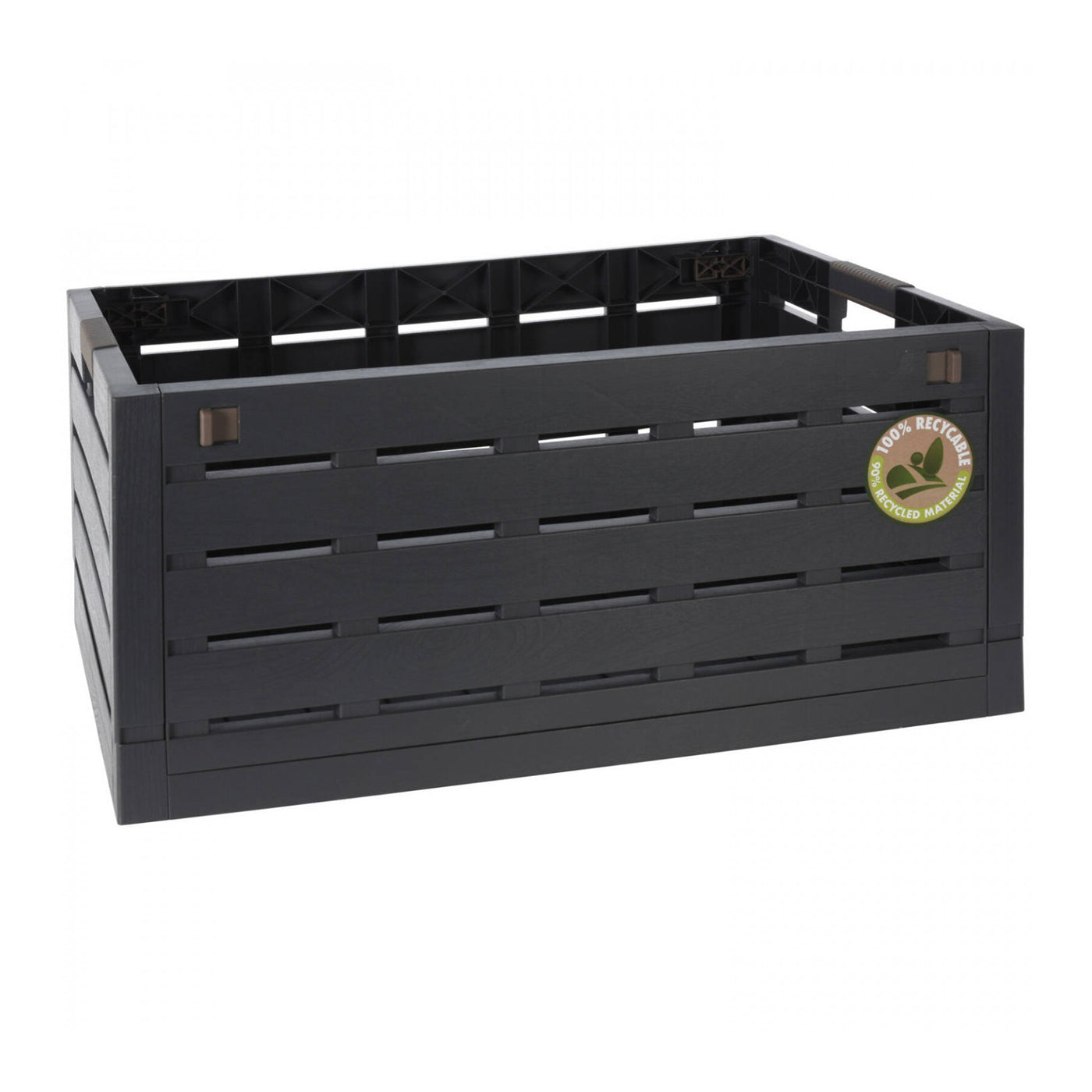 Contenitore pieghevole nera 60 lt 59x38x27,5 cm