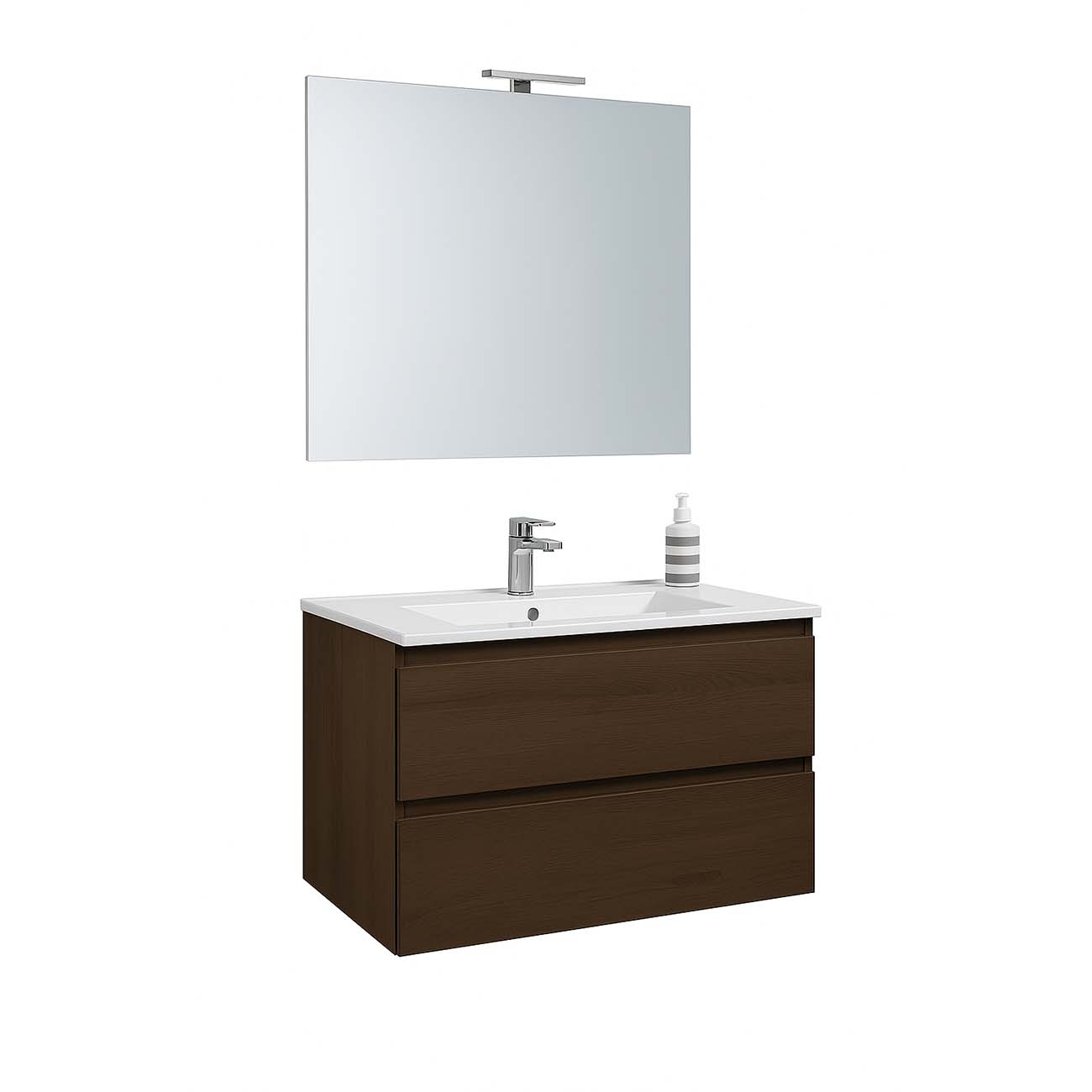 Composizione bagno mobile sospeso 79x45x59 cm Siry