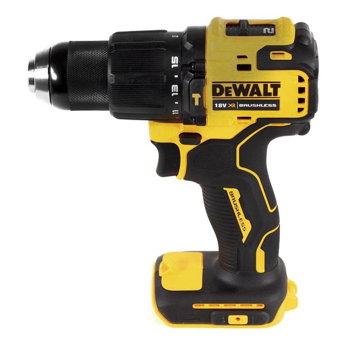 DeWalt trapano avvitatore a percussione a batteria DCD709D2T 18 V 2 Ah