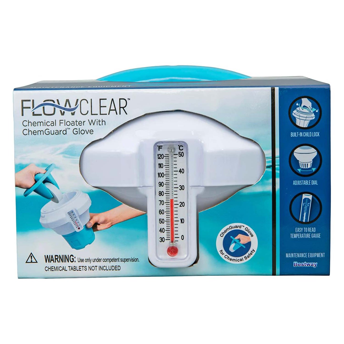 Dosatore cloro piscina galleggiante medio 17,5 cm Bestway 58701