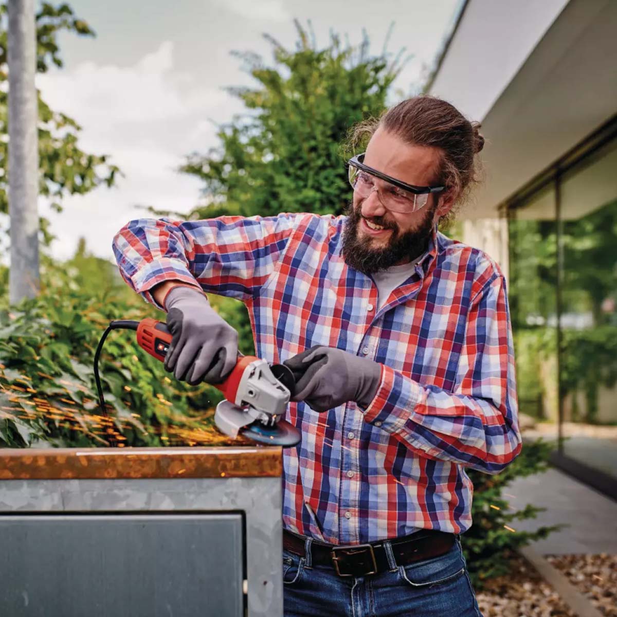 Smerigliatrice angolare Einhell TC-AG 125/850 Kit