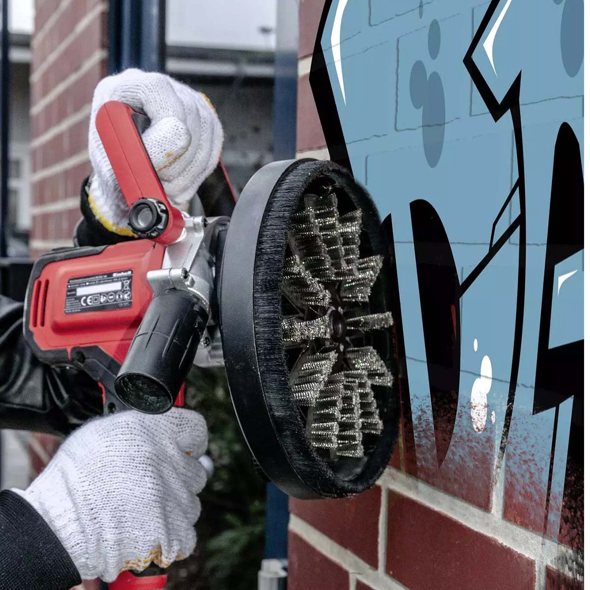 Spazzola abrasiva Einhell 180 mm in metallo