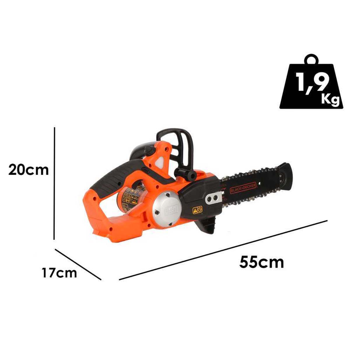 Elettrosega Litio Black&Decker 18V taglio 16cm