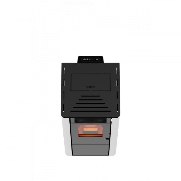 Stufa a pellet Foco Basic Steel 10 44X44X86,5 cm