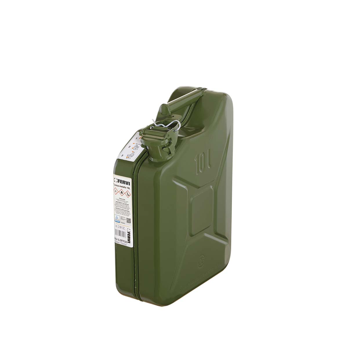 Tanica in metallo 10lt Fervi 189/10C