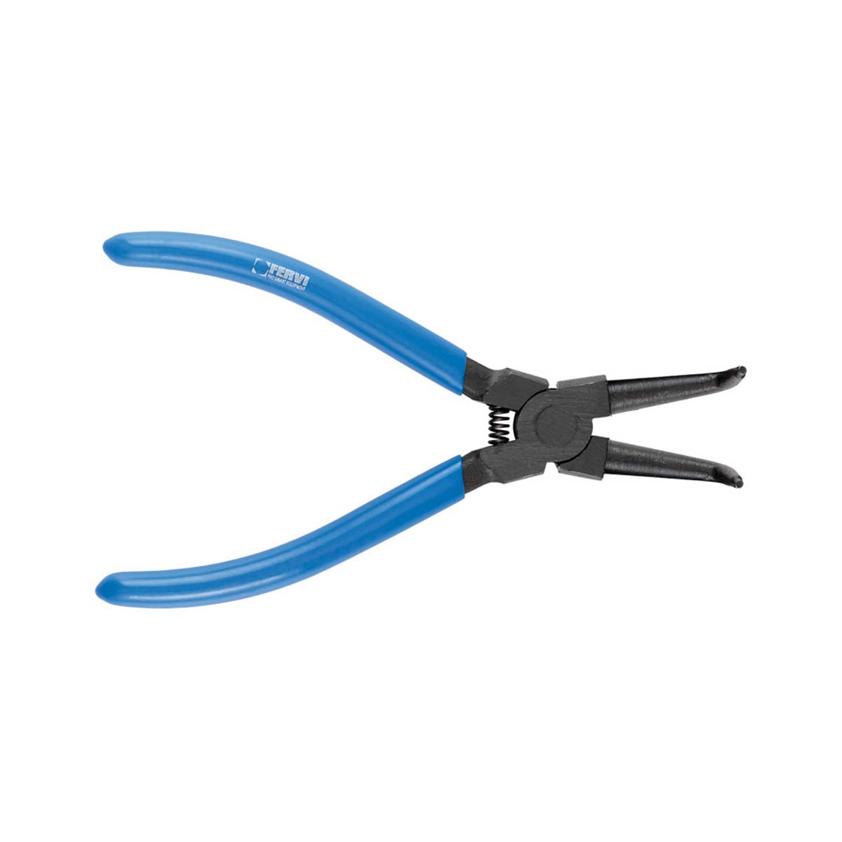 Pinza per anelli elastici curva interni Fervi 0249
