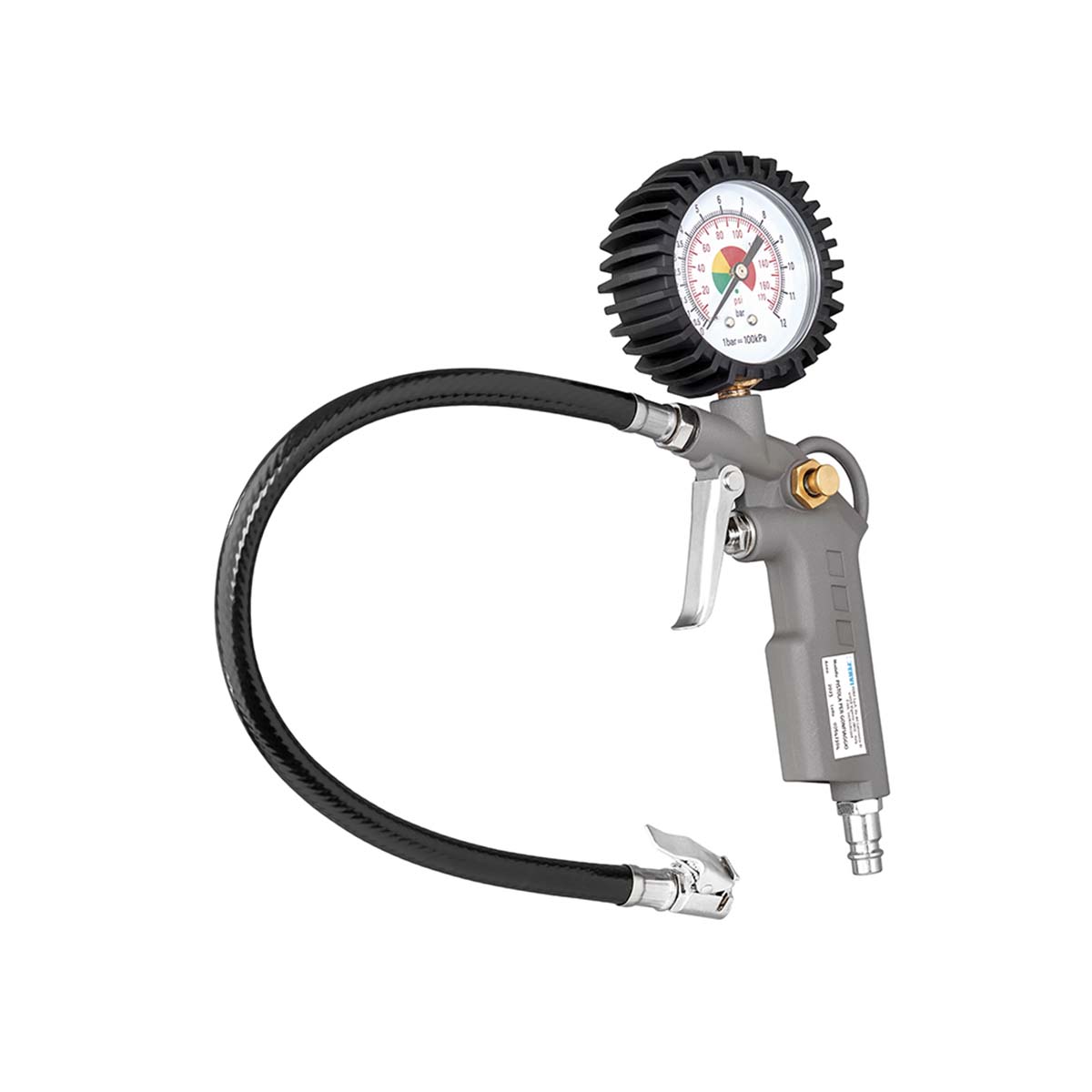 Pistola gonfiaggio con manometro Fervi 0608