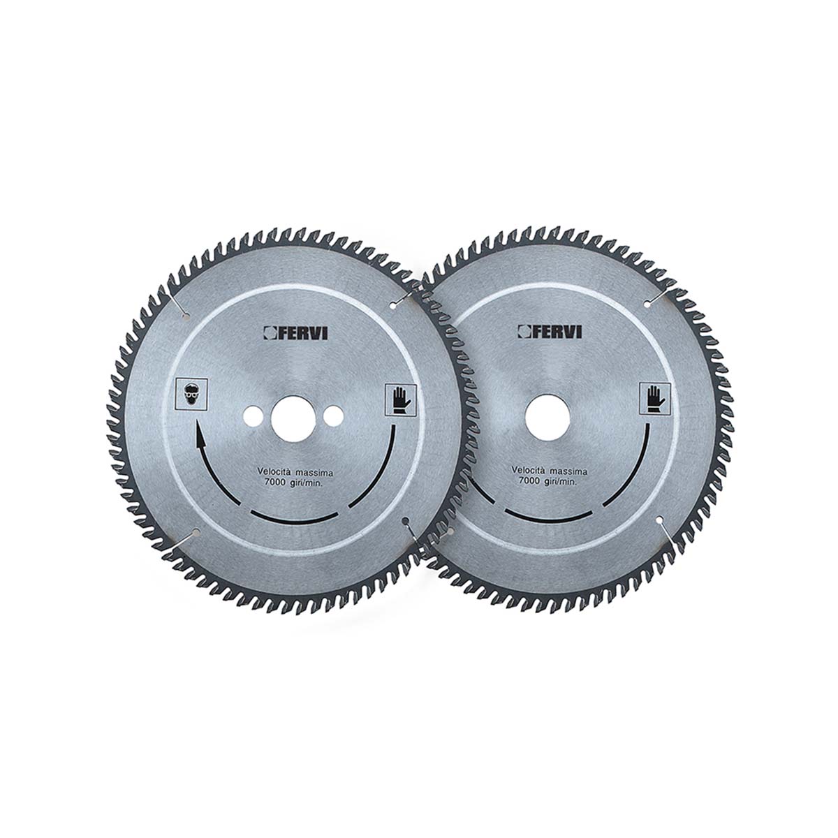 Disco per legno con riporto in metallo duro Ø190 mm Fervi 0735