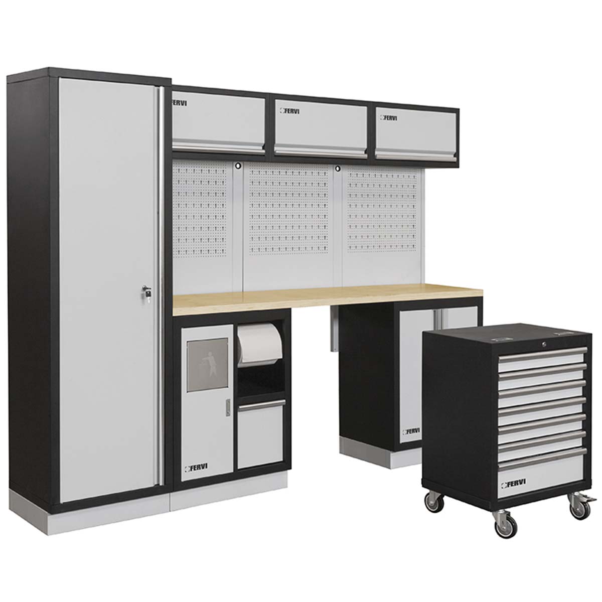 Arredamento modulare per officina Fervi A007E