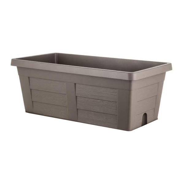 Fioriera effetto legno 100 cm