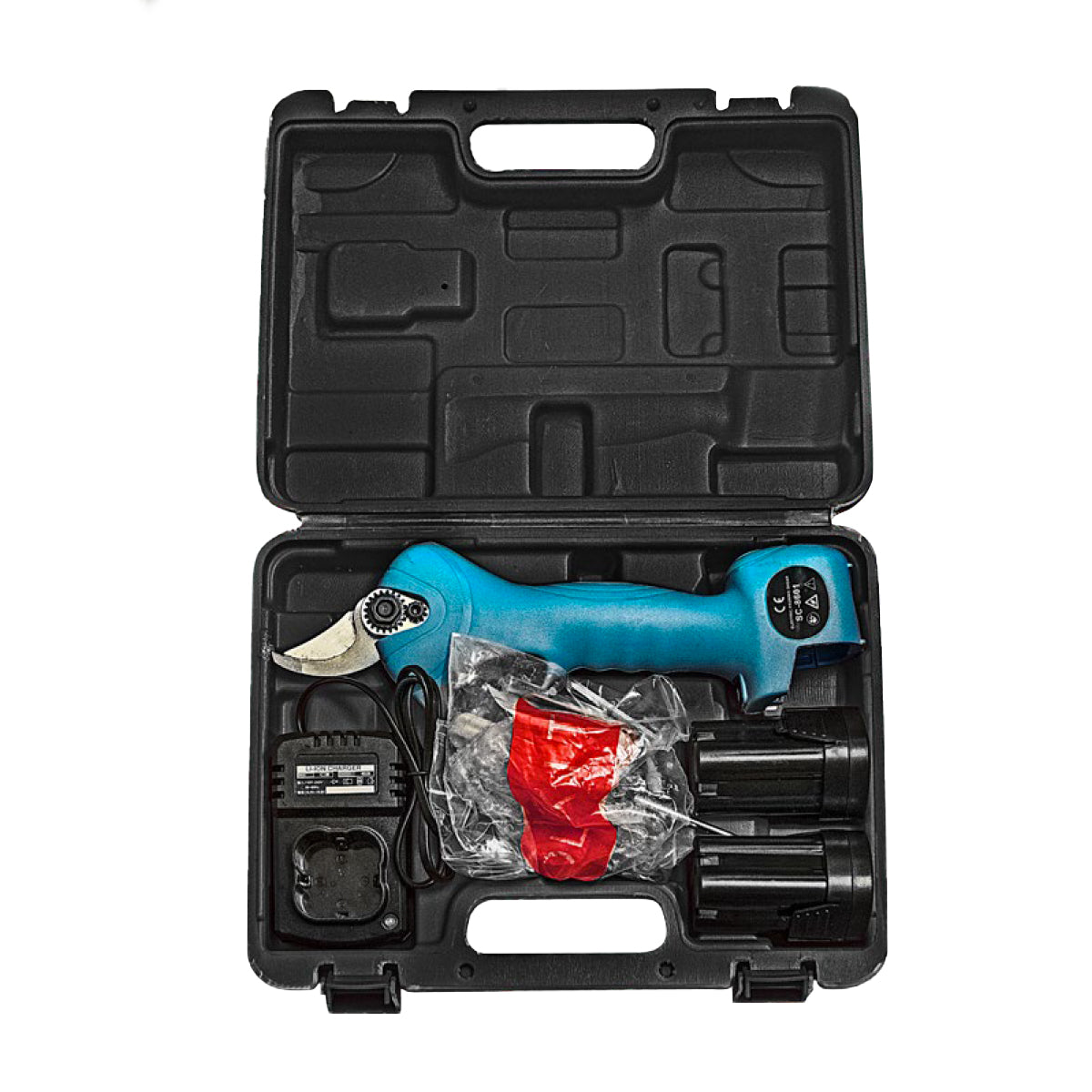 Forbice elettrica da potatura a batteria 18V taglio 25 mm Hyundai con accessori