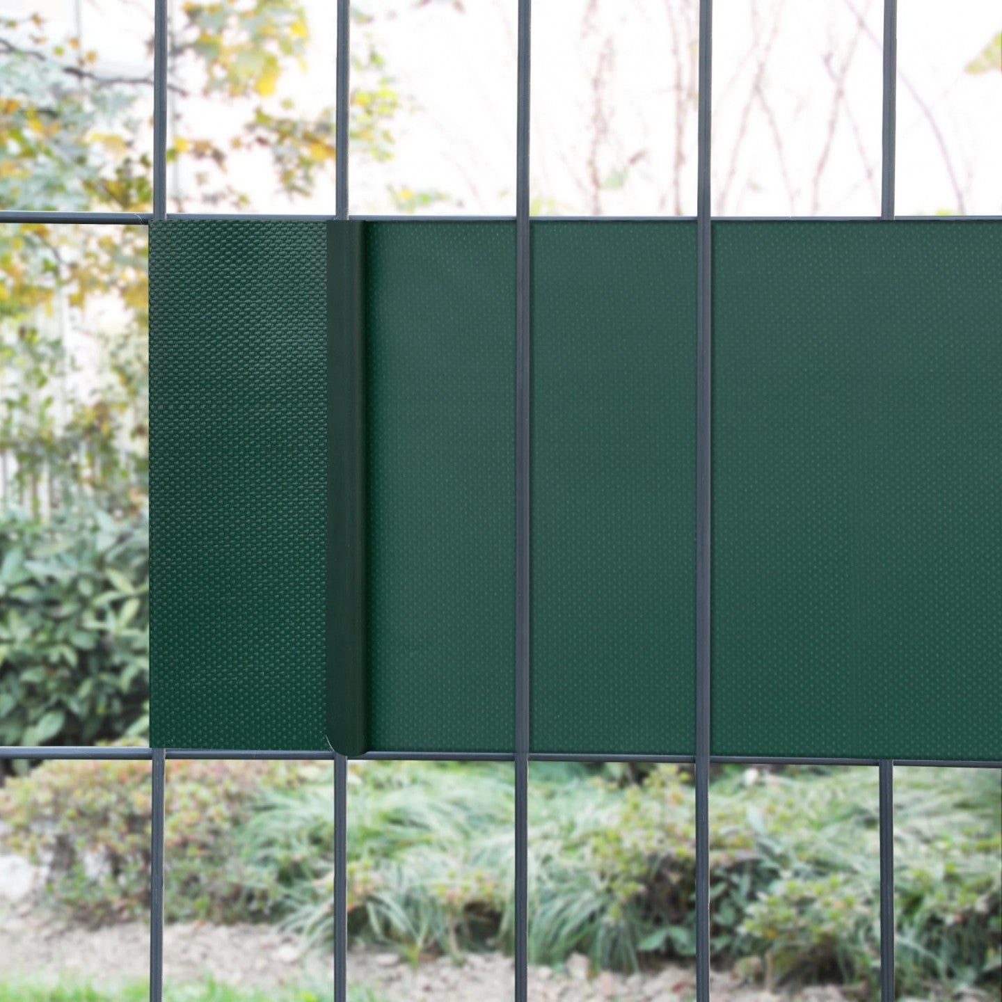 Frangivista fascia in pvc 19x350cm con 25 clips di fissaggio