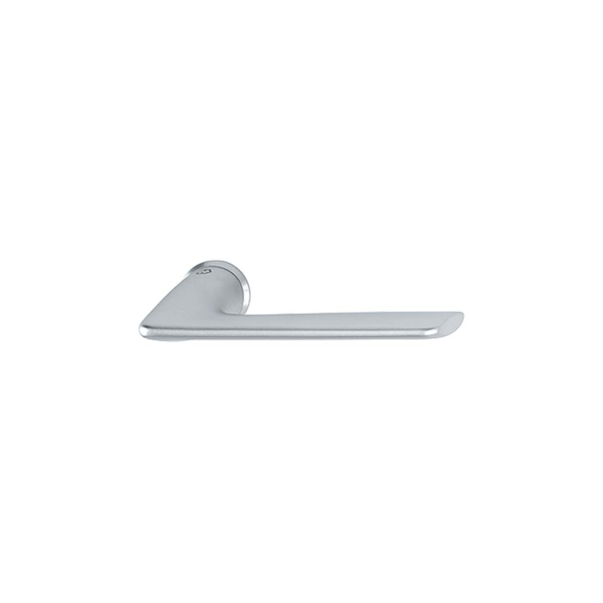 Maniglia Hoppe Houston con rosetta d. 28 mm cromo satinato