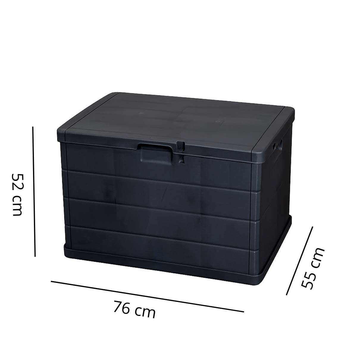 Baule da esterno Ipae Progarden 76x55x52 cm antracite
