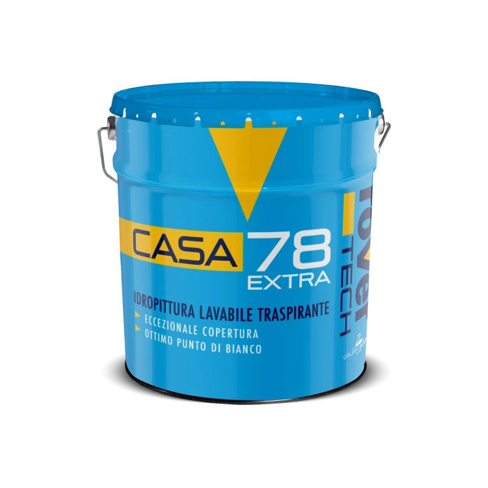 Idropittura lavabile traspirante casa 78 extra bianco opaco Rover