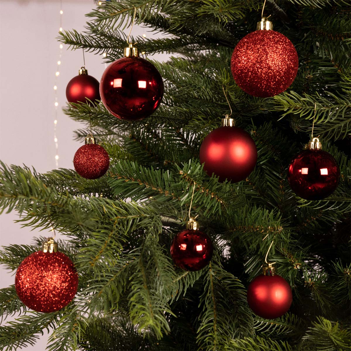 Set 30 palline di natale vari colori